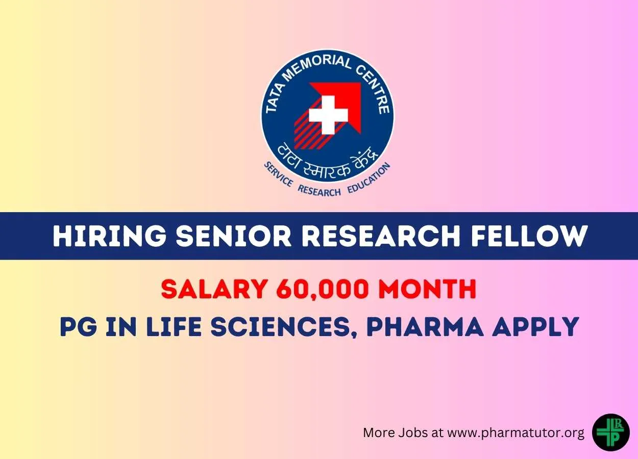 TMC Hiring Senior Research Fellow