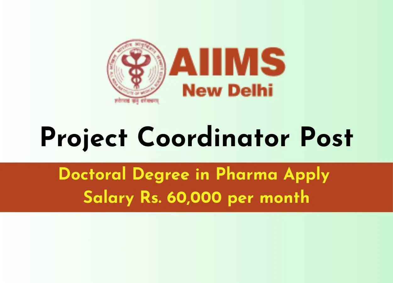 AIIMS Advertisement for Doctoral Degree in Pharma candidates