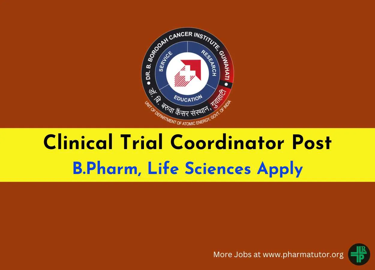 Dr. B. Borooah Cancer Institute hiring Clinical Trial Coordinator