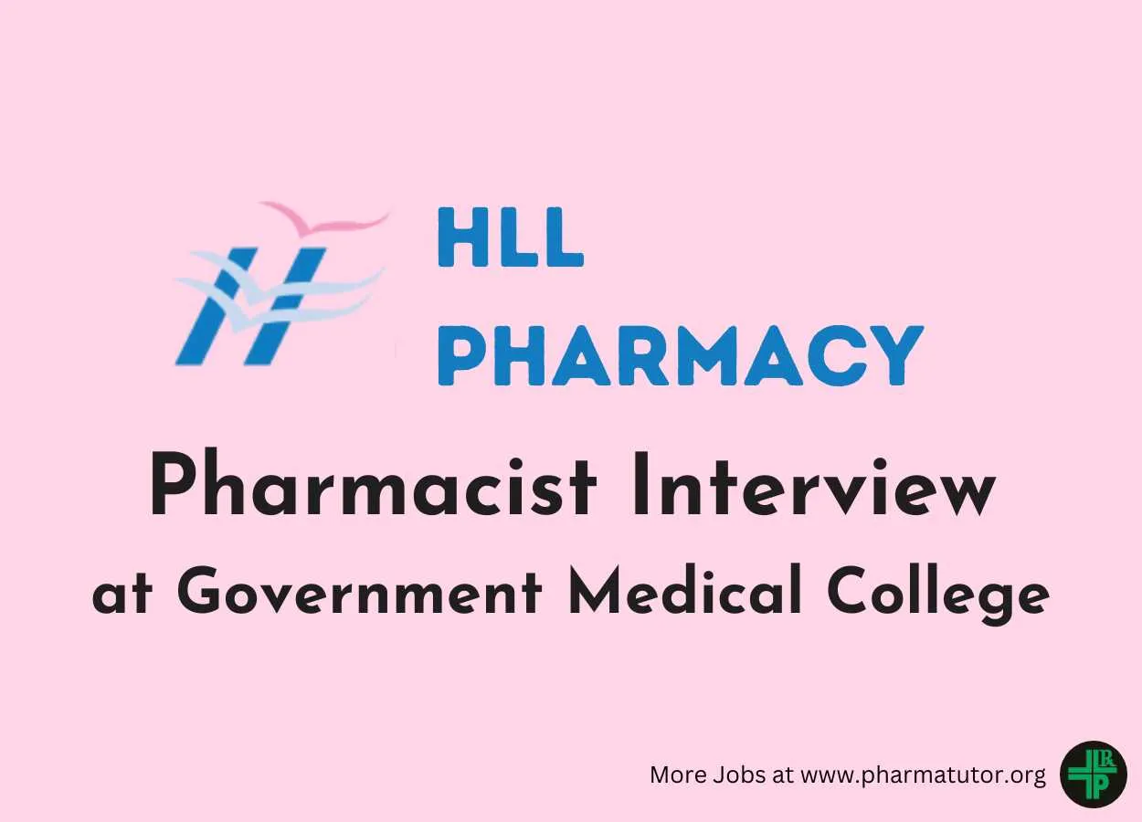 Interview for Pharmacist in AMRIT Pharmacy outlets at Government Medical College