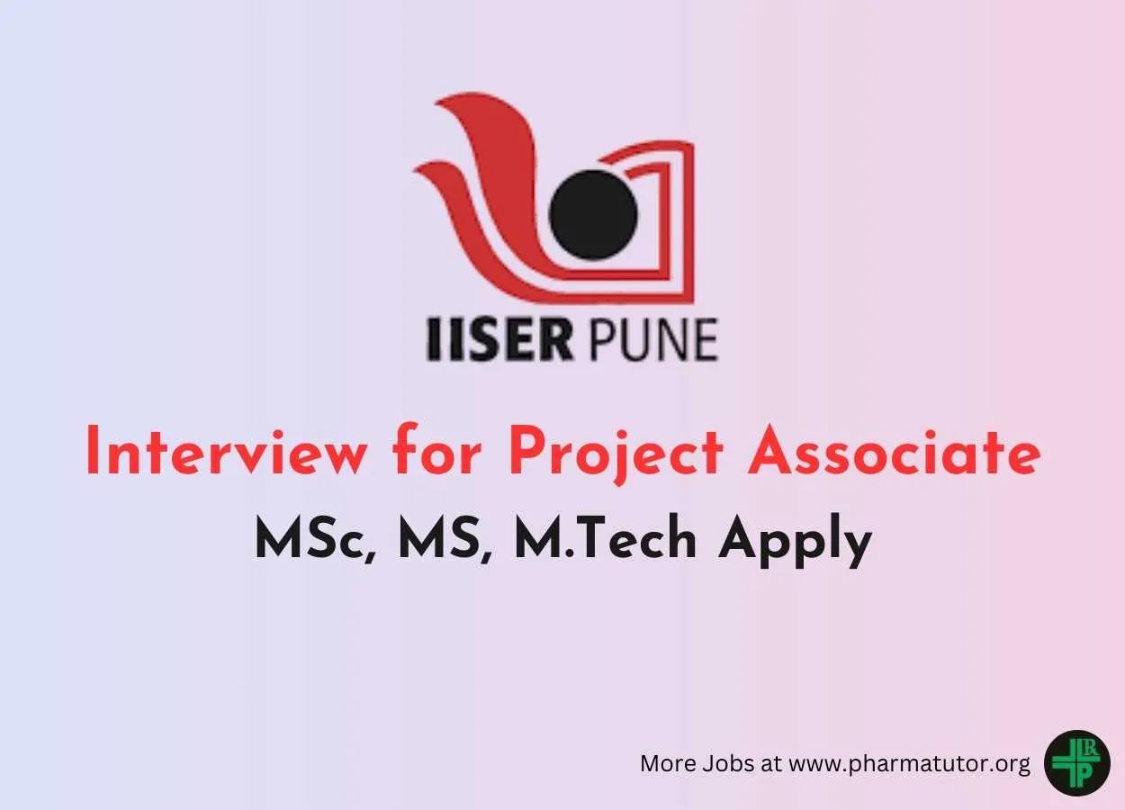 Interview for Project Associate at IISER