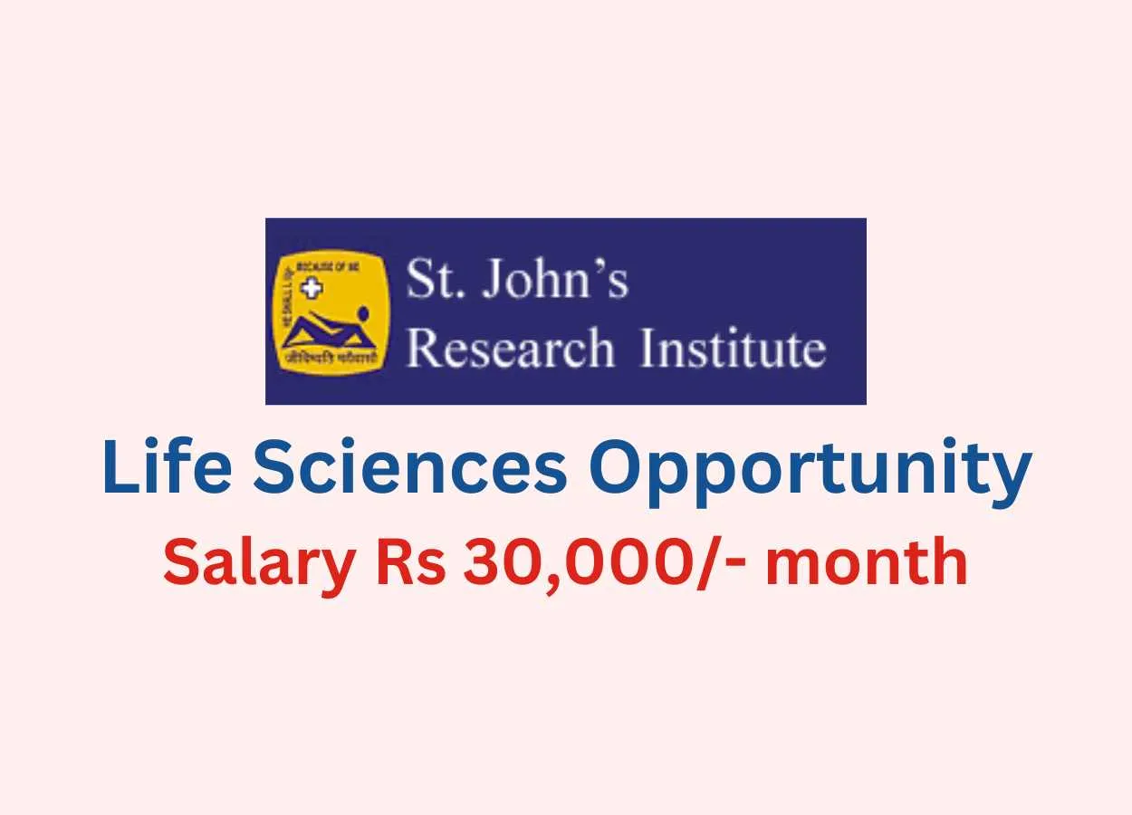 Life Sciences Opportunity at St. John's Research Institute