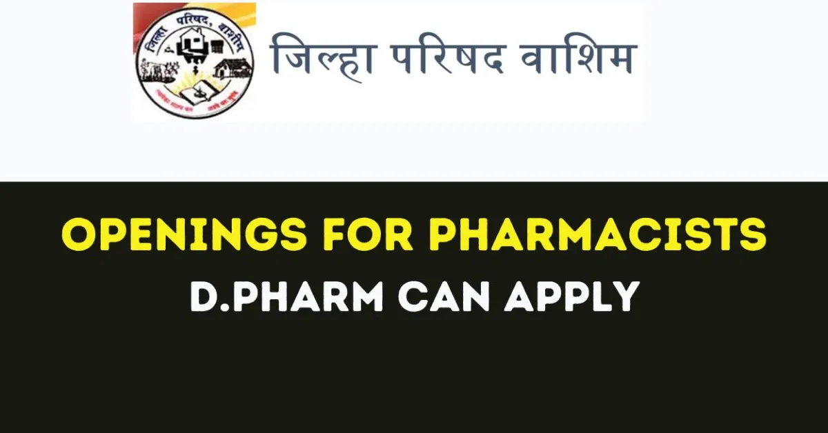 Zilla Parishad Washim Openings for Pharmacists