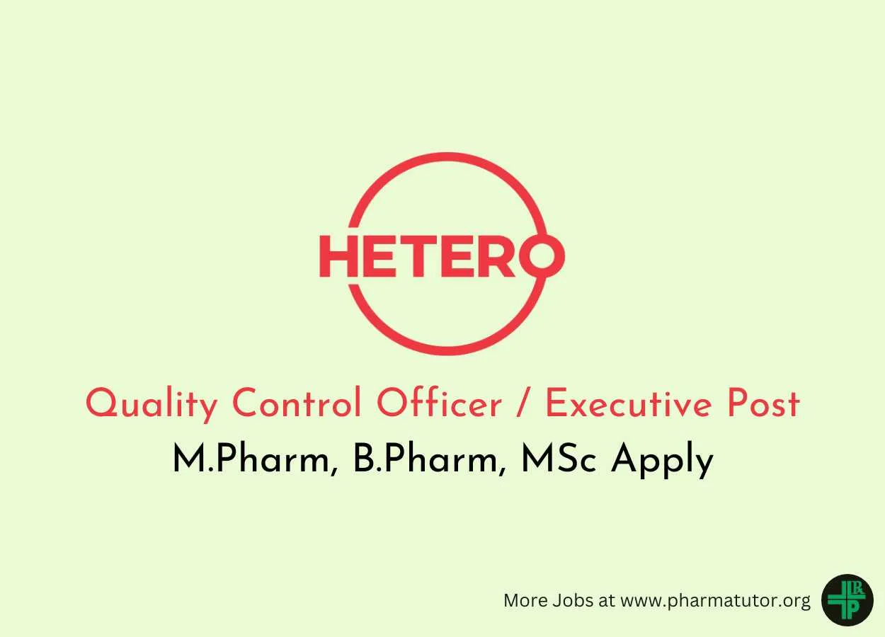 Hetero looking for Quality Control Officer / Executive