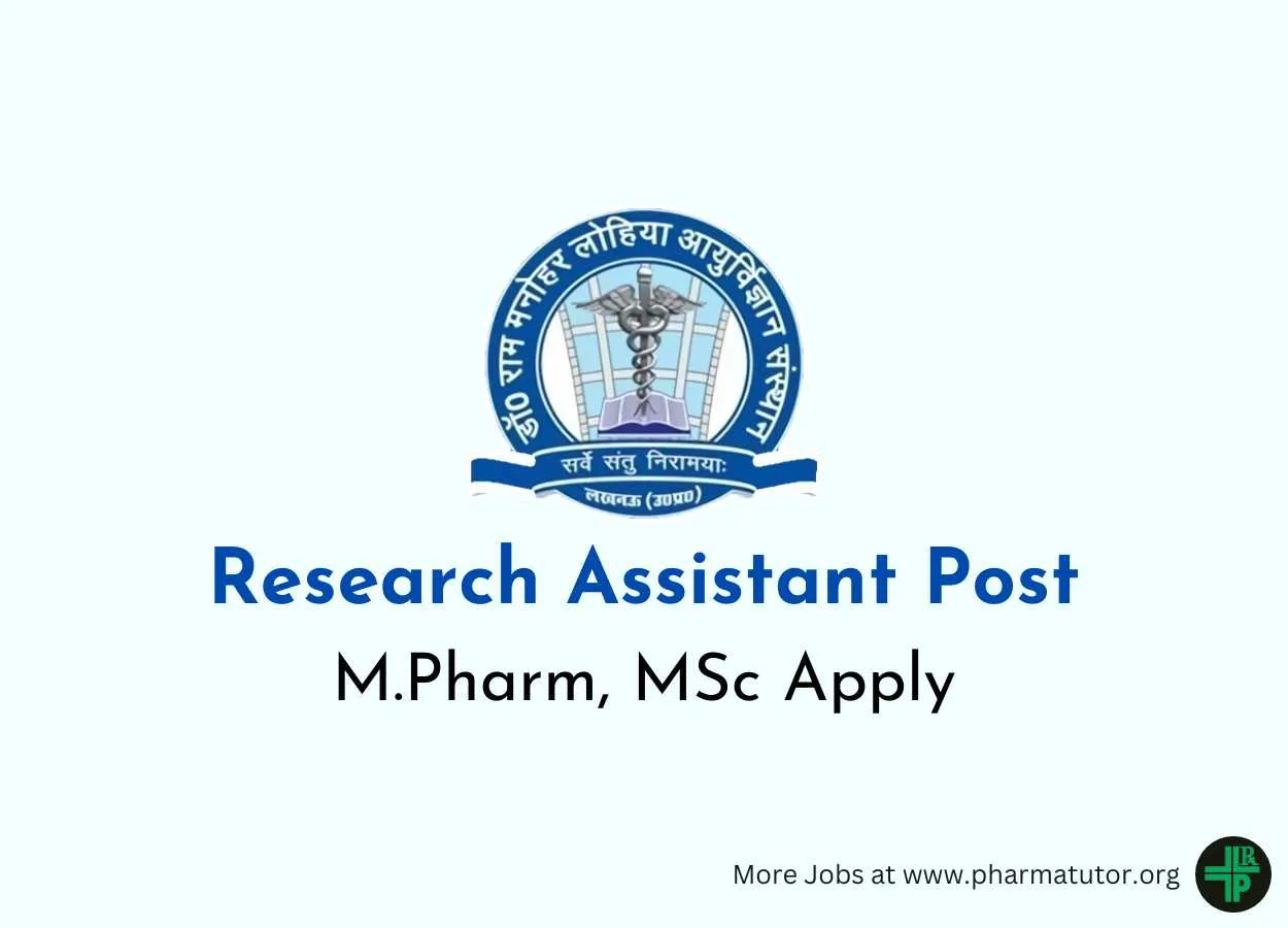 Applications are invited for Research Assistant at RMLIMS