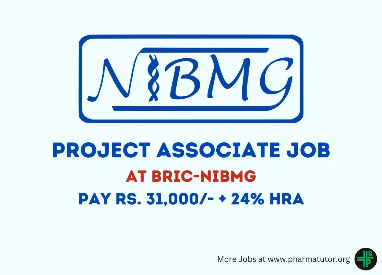 Career as Project Associate at NIBMG for metastatic colorectal cancer cells