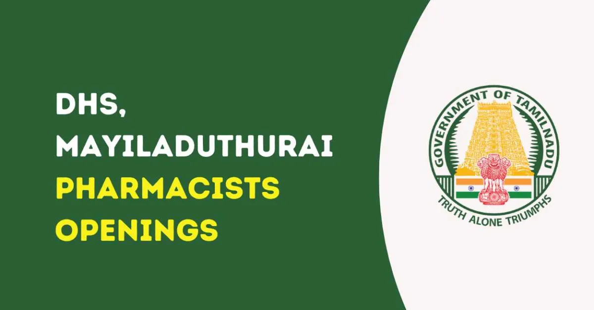 Applications are invited for the post of Pharmacist in District Health Society