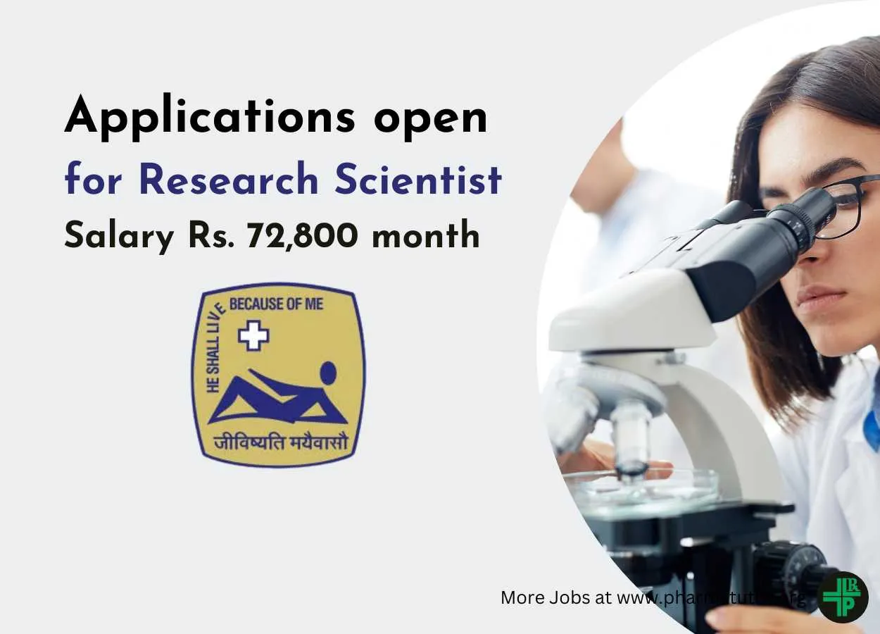 Applications are now open for Research Scientist at SJRI