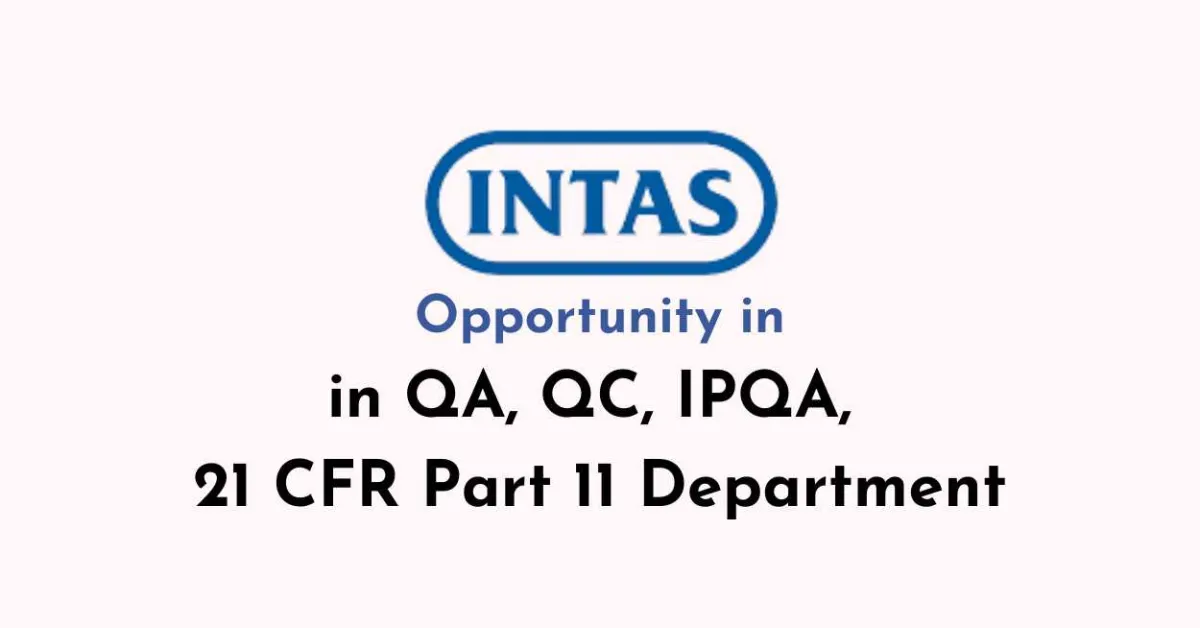 Intas Pharma expands quality operations across QA, QC and IPQA