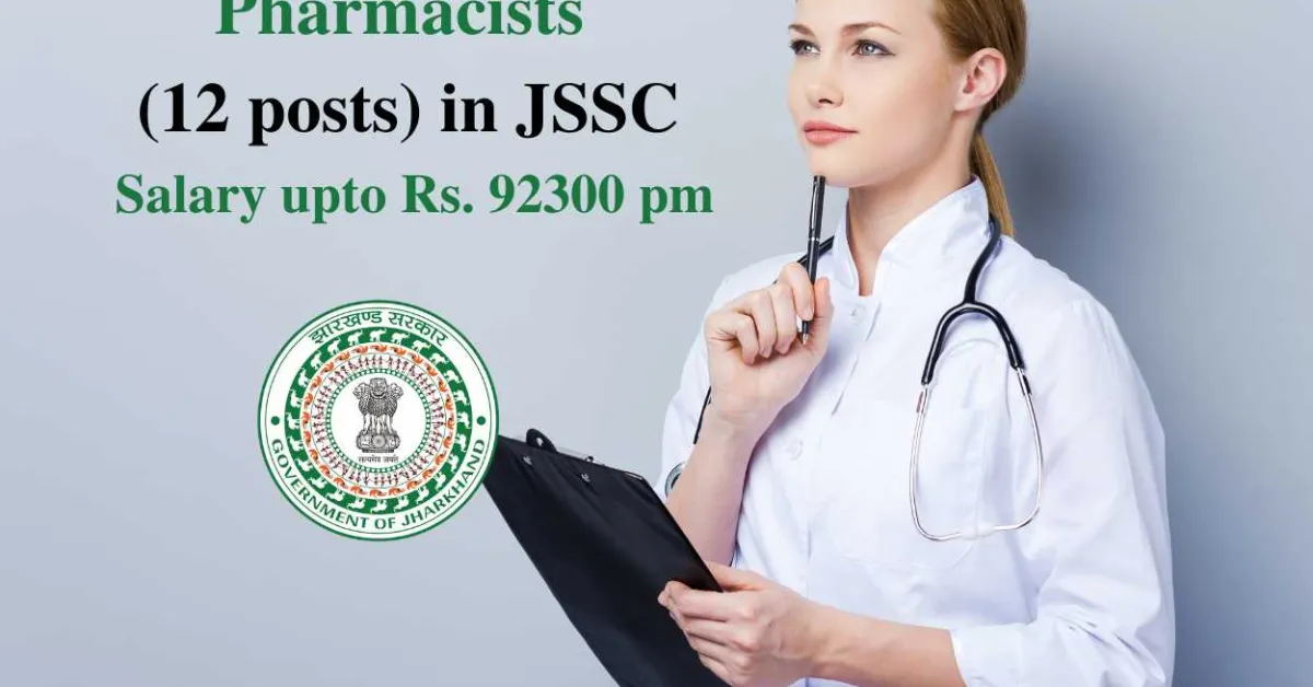 Openings for Pharmacists in JSSC