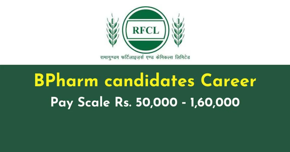 RFCL comes up with a new professional opportunity for BPharm graduates