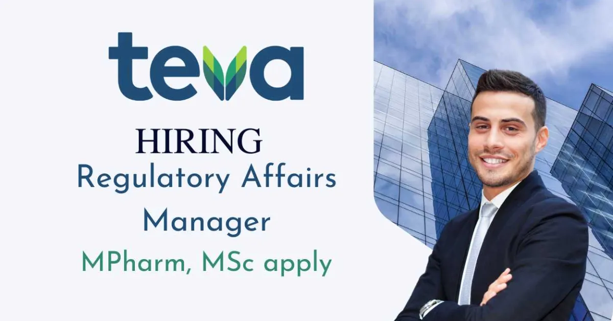 Teva Require Regulatory Affairs Manager