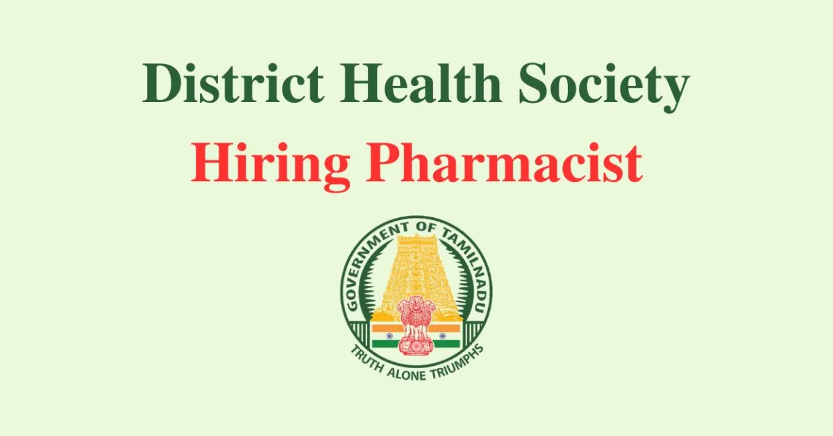 District Health Society Hiring Pharmacist