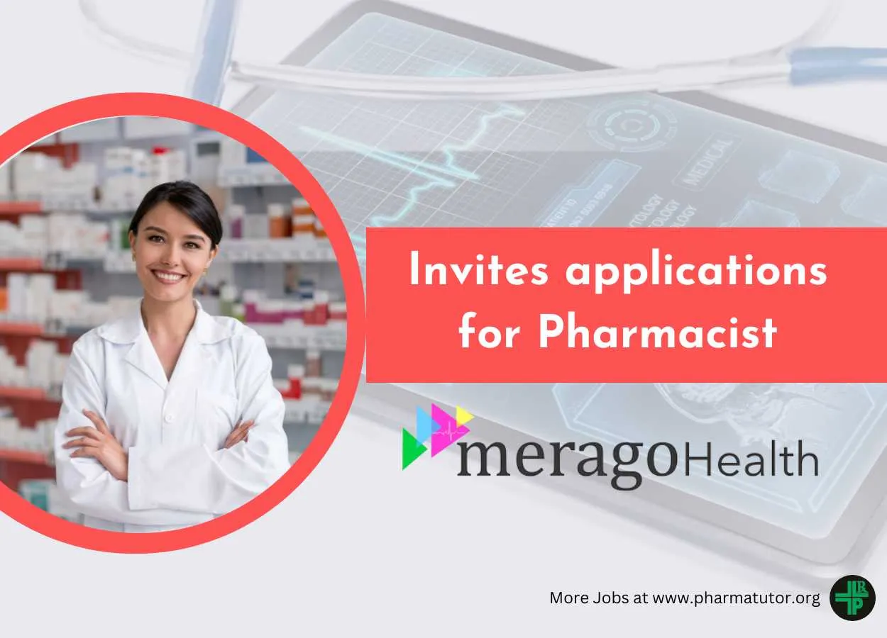 MeragoHealth invites applications for Pharmacist position