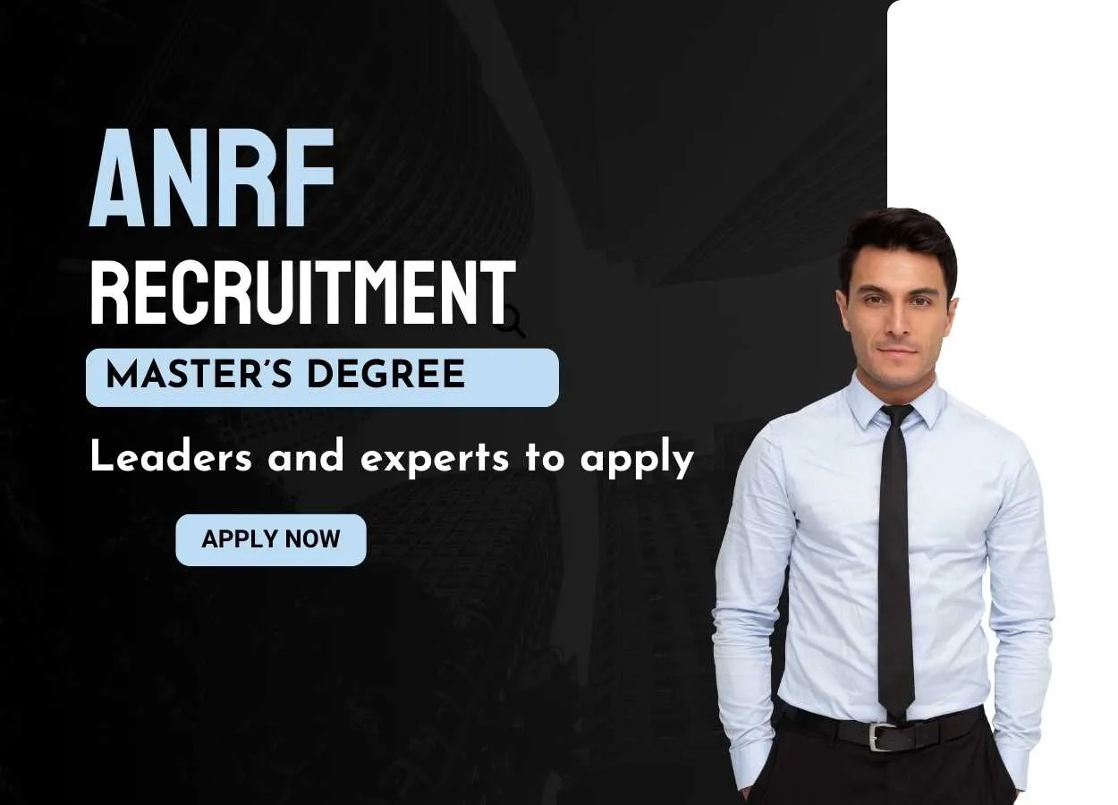 ANRF invites applications from Master’s degree candidates