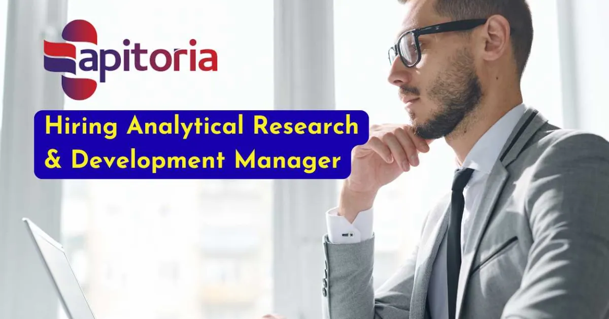Apitoria Hiring Analytical Research & Development Manager