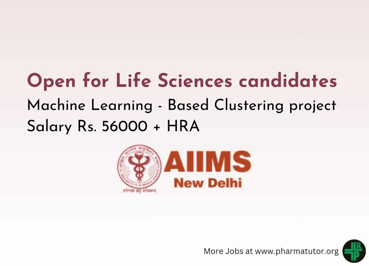Applications Open for Life Sciences candidates at AIIMS