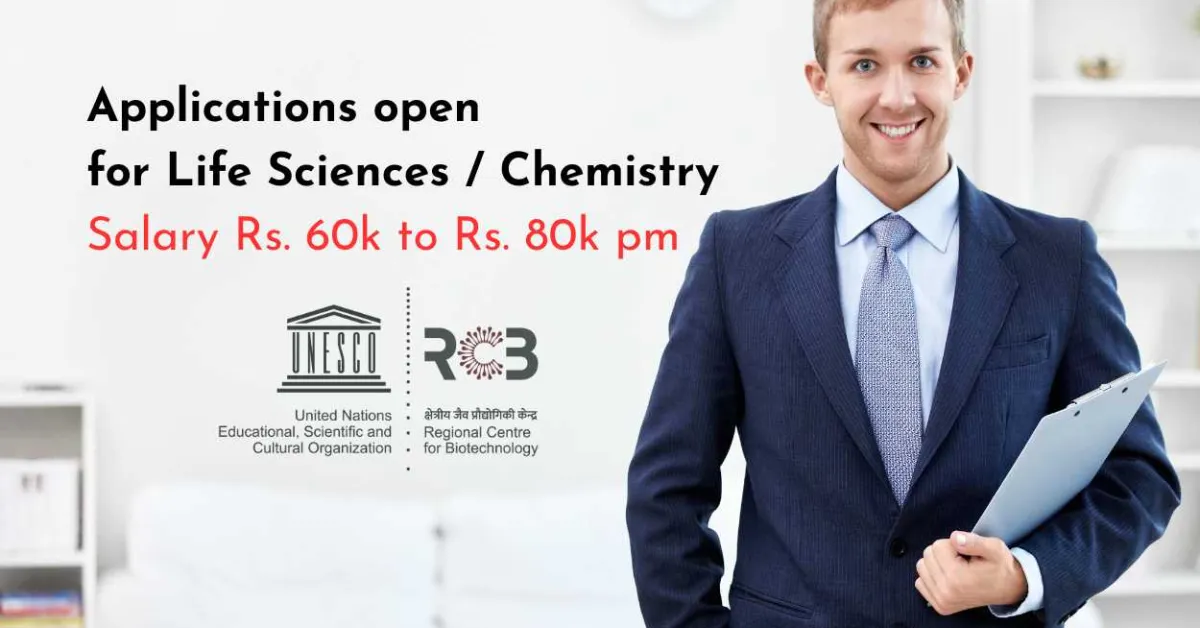 Applications open for Life Sciences / Chemistry at RCB