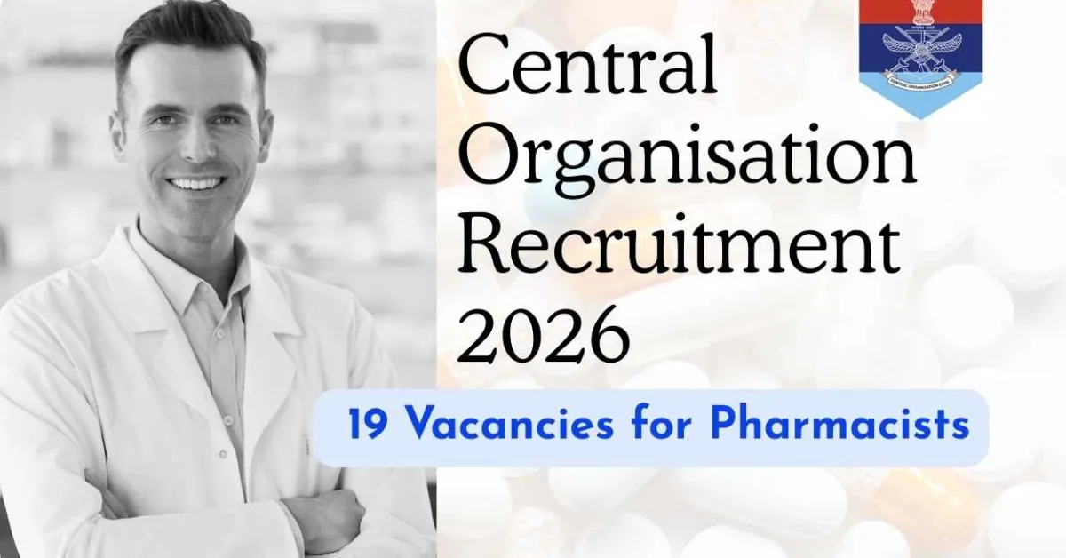 Central Organisation Recruitment 2026