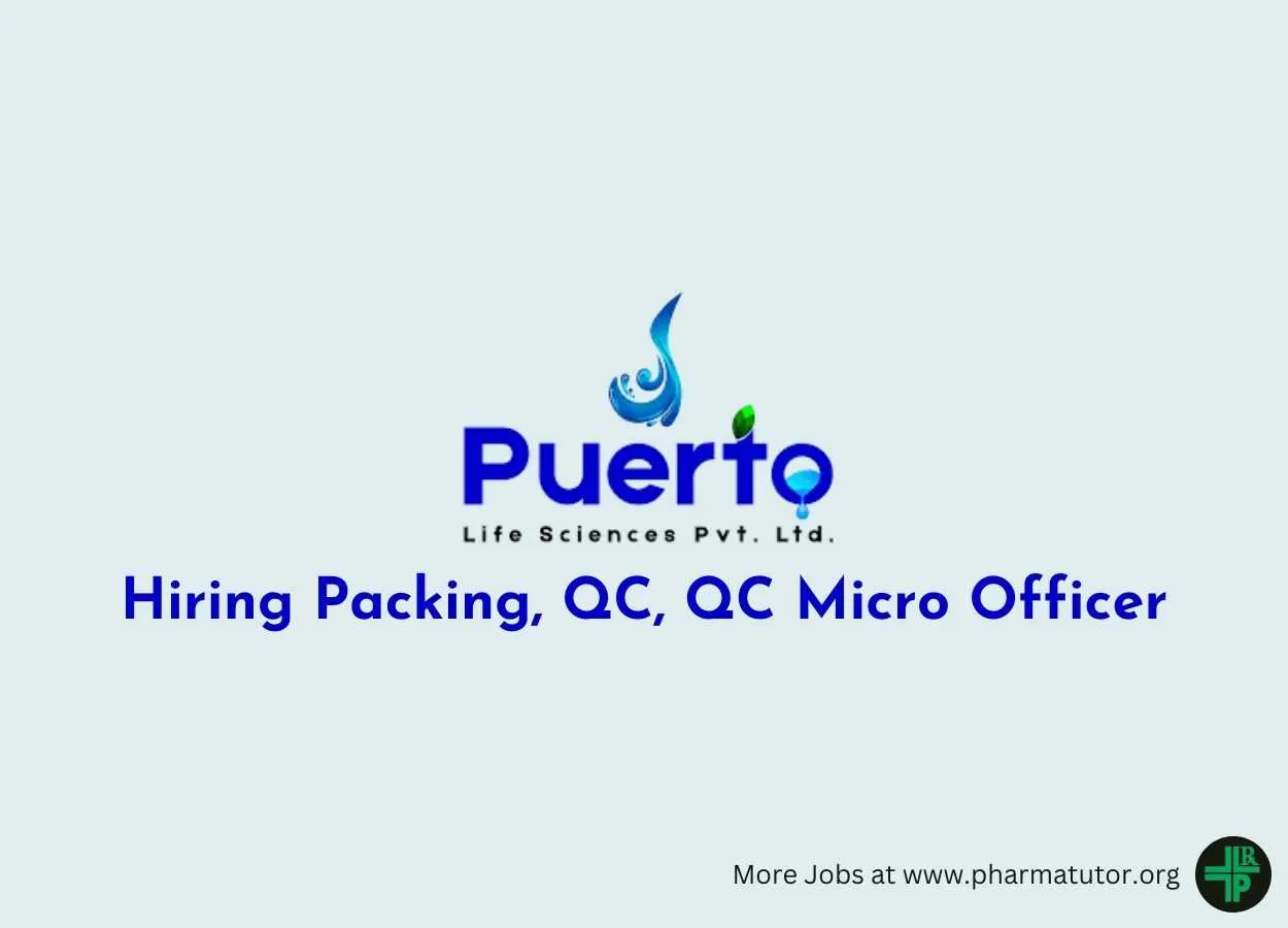 Hiring Packing, QC, QC Micro Officer at Puerto