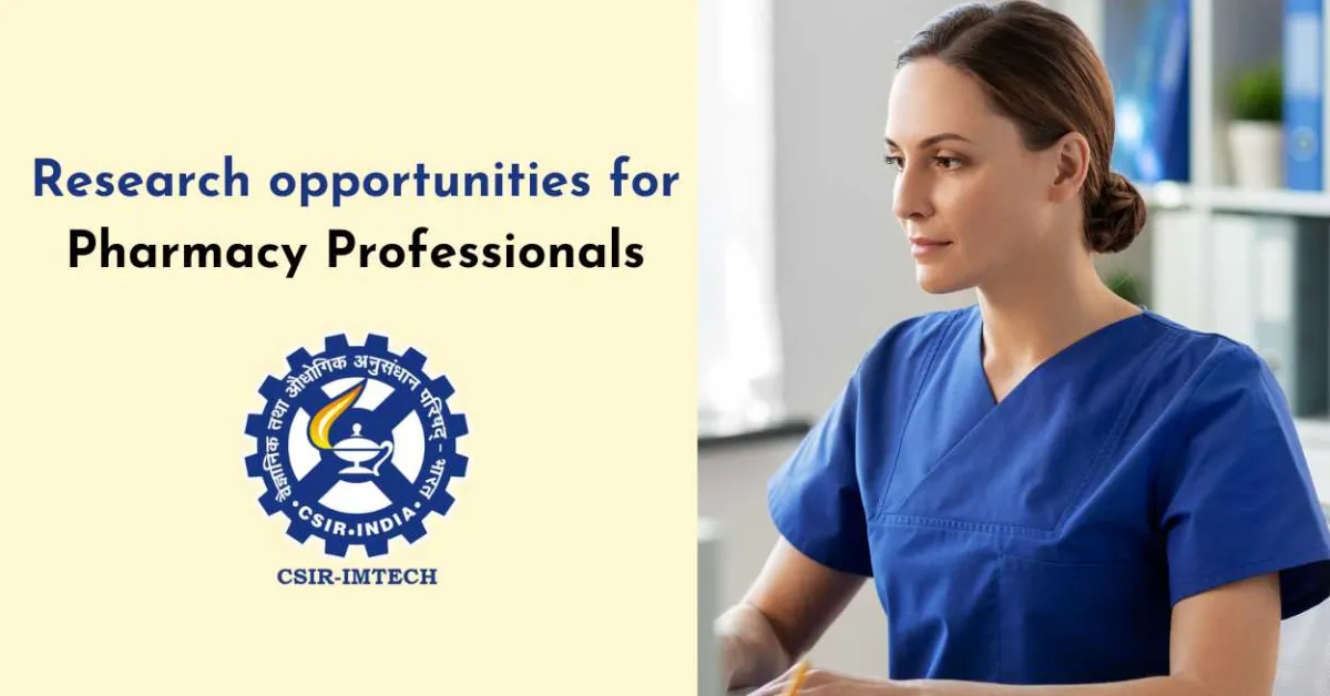 IMTECH opens research opportunities for Pharmacy Professionals