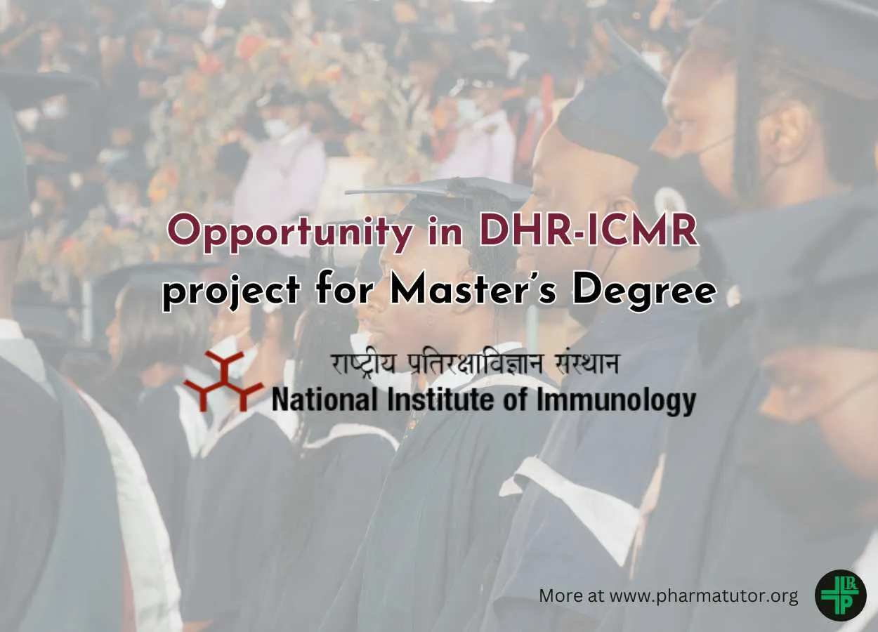 National Institute of Immunology offers DHR-ICMR project opportunity