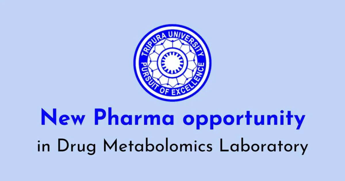 New Pharma opportunity in Drug Metabolomics Laboratory