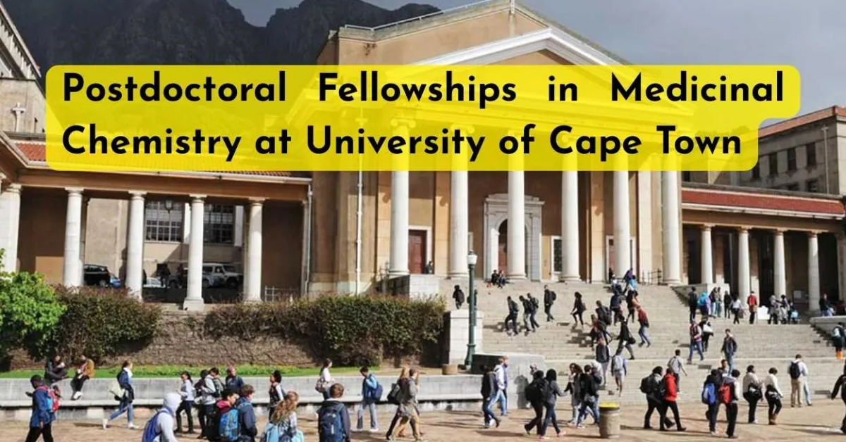 Postdoctoral Fellowships in Medicinal Chemistry at University of Cape Town
