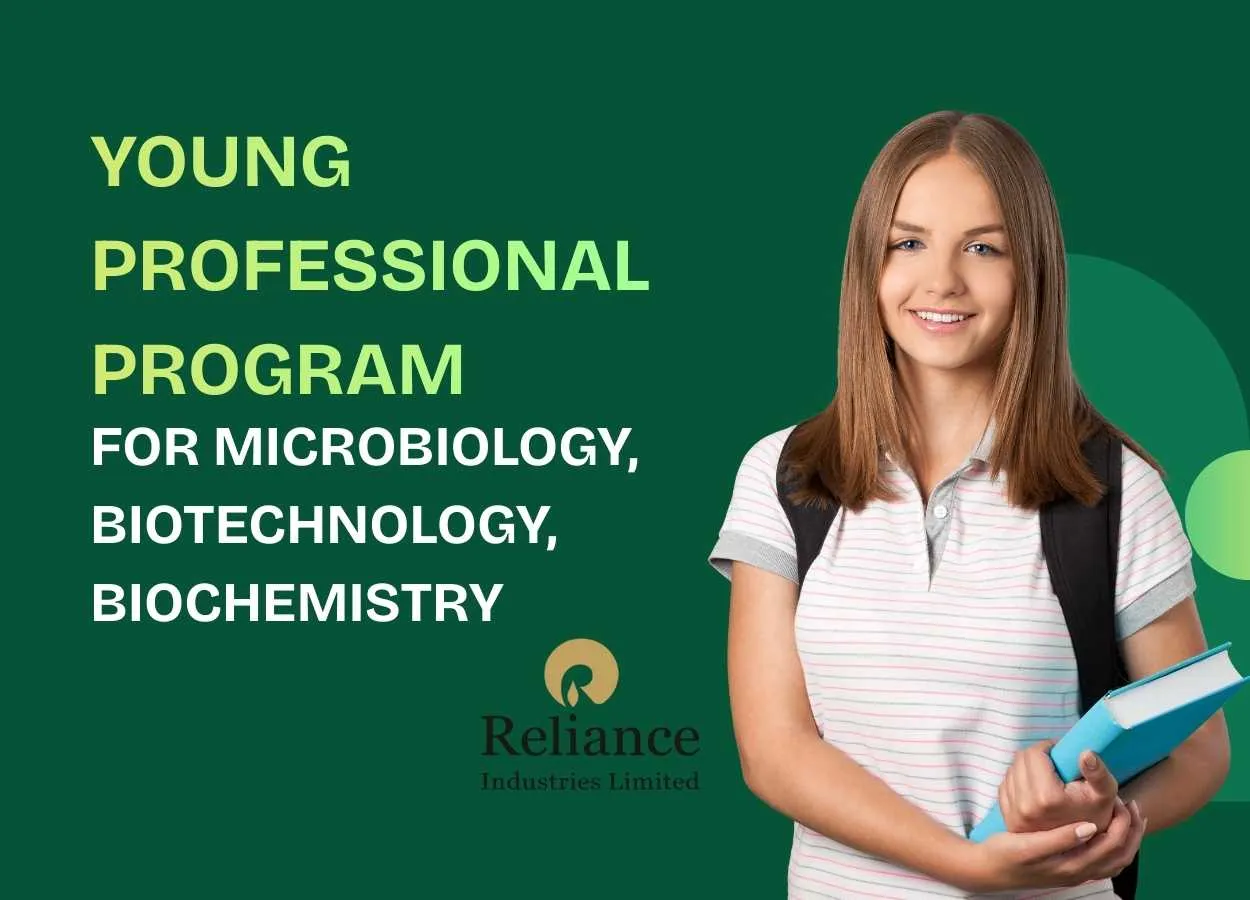 Reliance Life Sciences Young Professional Program for Microbiology, Biotechnology, Biochemistry for candidates