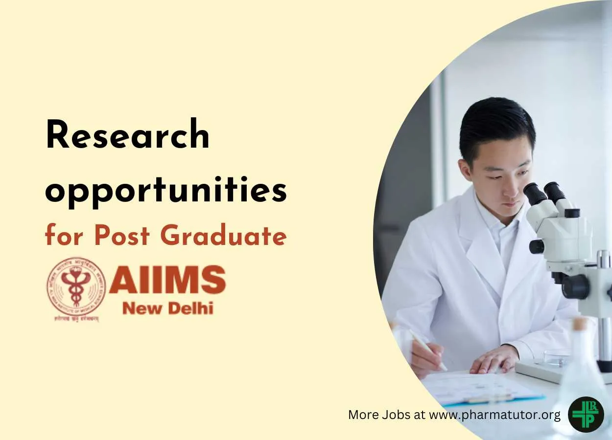 Research opportunities in All-India Institute of Medical Sciences