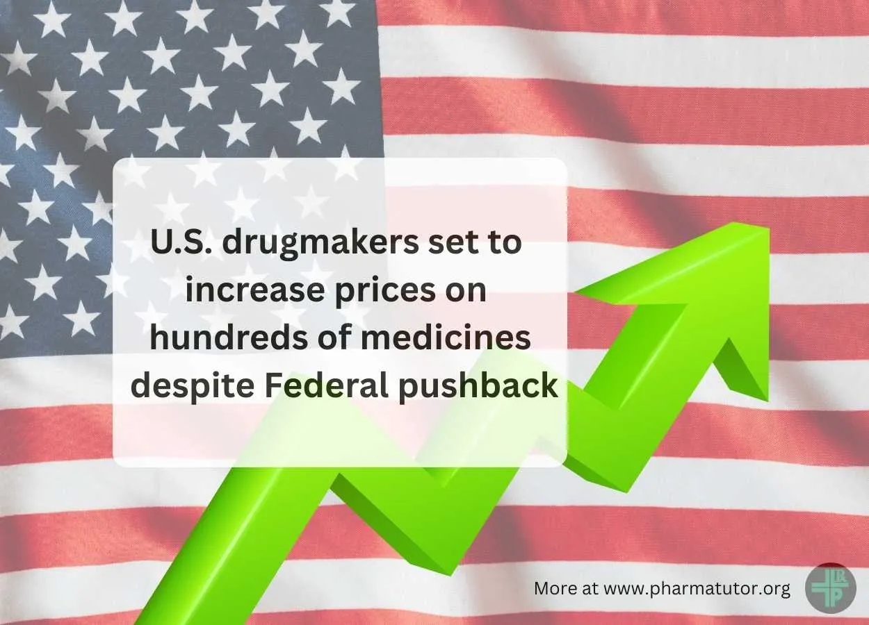 U.S. drugmakers set to increase prices on hundreds of medicines despite Federal pushback