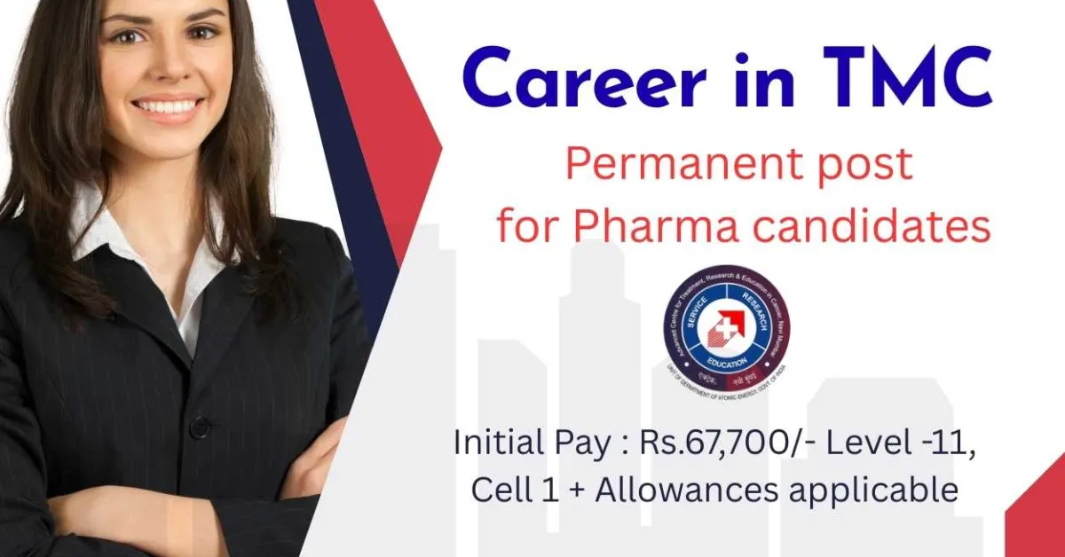 ACTREC, TMC Announces Permanent Career Opportunities for Pharmacy Professionals