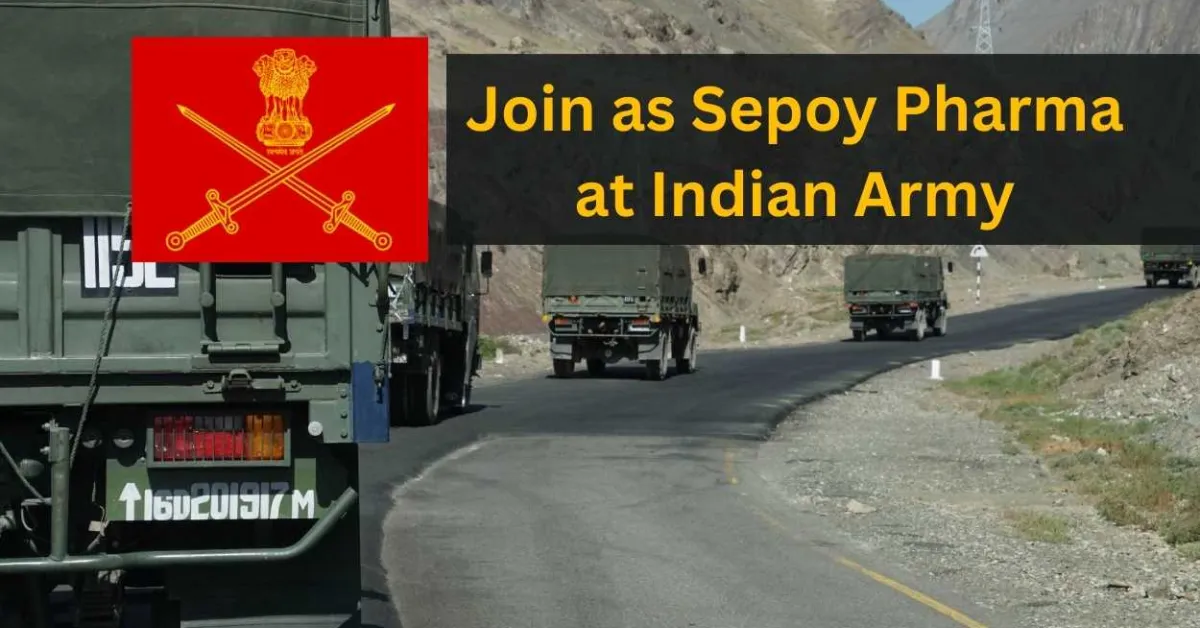 Indian Army Recruitment Rally for Sepoy Pharma - All Districts of Rajasthan