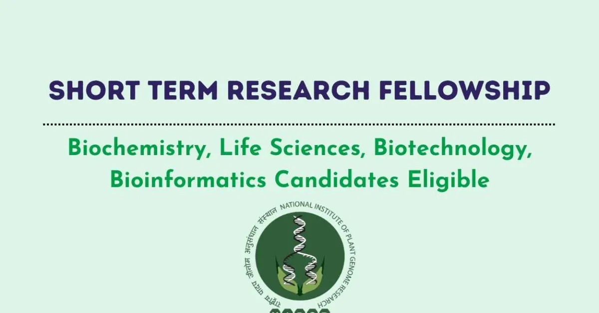 BRIC-NIPGR Short Term Research Fellowship - Biochemistry, Life Sciences, Biotechnology, Bioinformatics Candidates Eligible