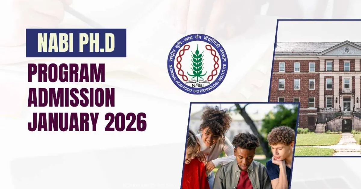 NABI Ph.D (Biotechnology) Program Admission January 2026