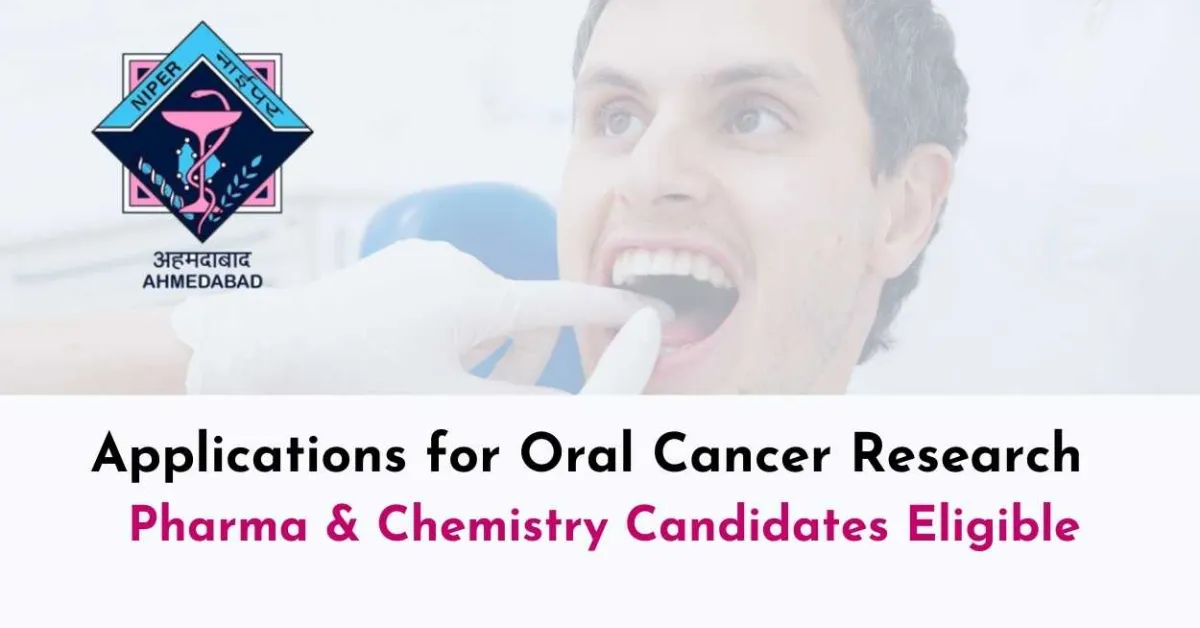 NIPER Invites Applications for Oral Cancer Research