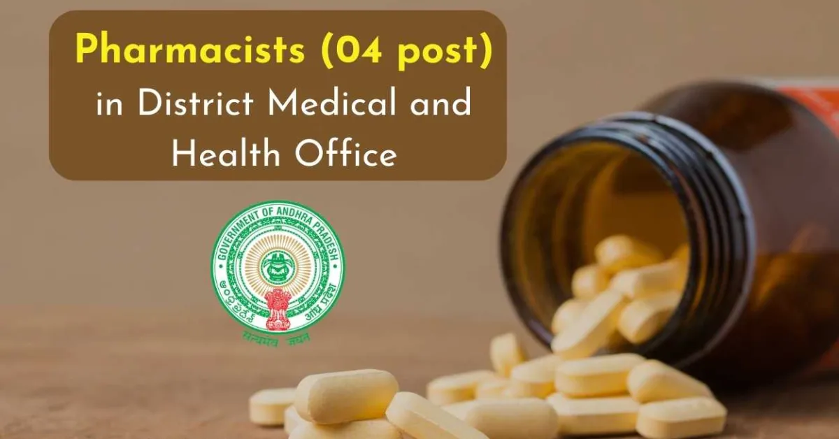 Openings for Pharmacists in District Medical and Health Office