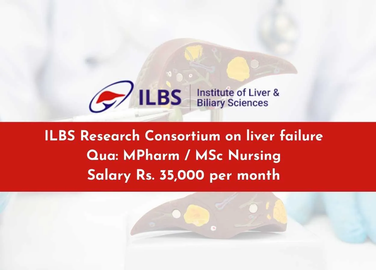 ILBS Research Consortium on liver failure for Pharmacy candidates