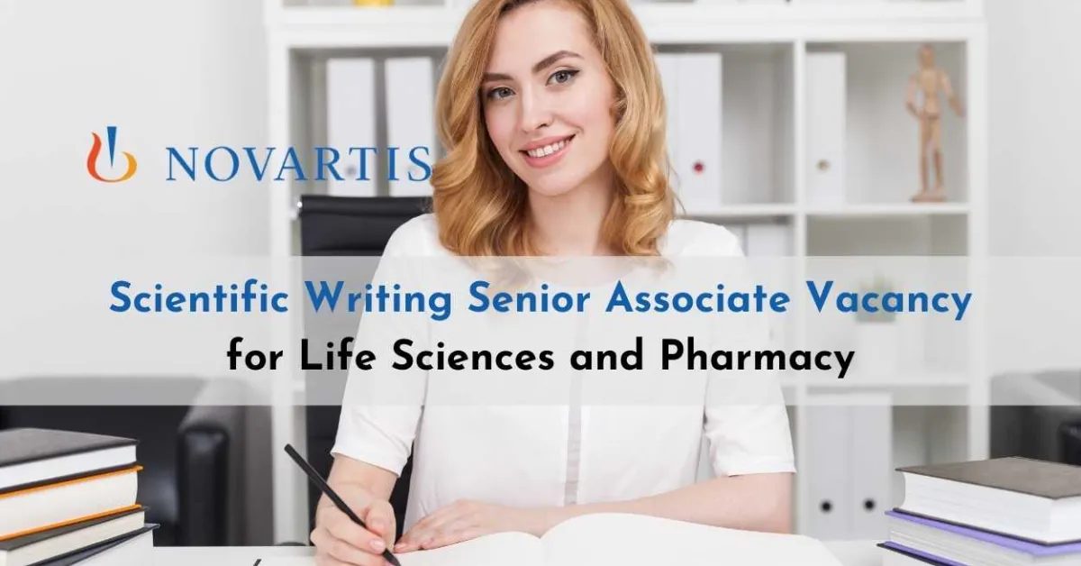 Novartis hiring for Scientific Writing for Life Sciences and Pharmacy