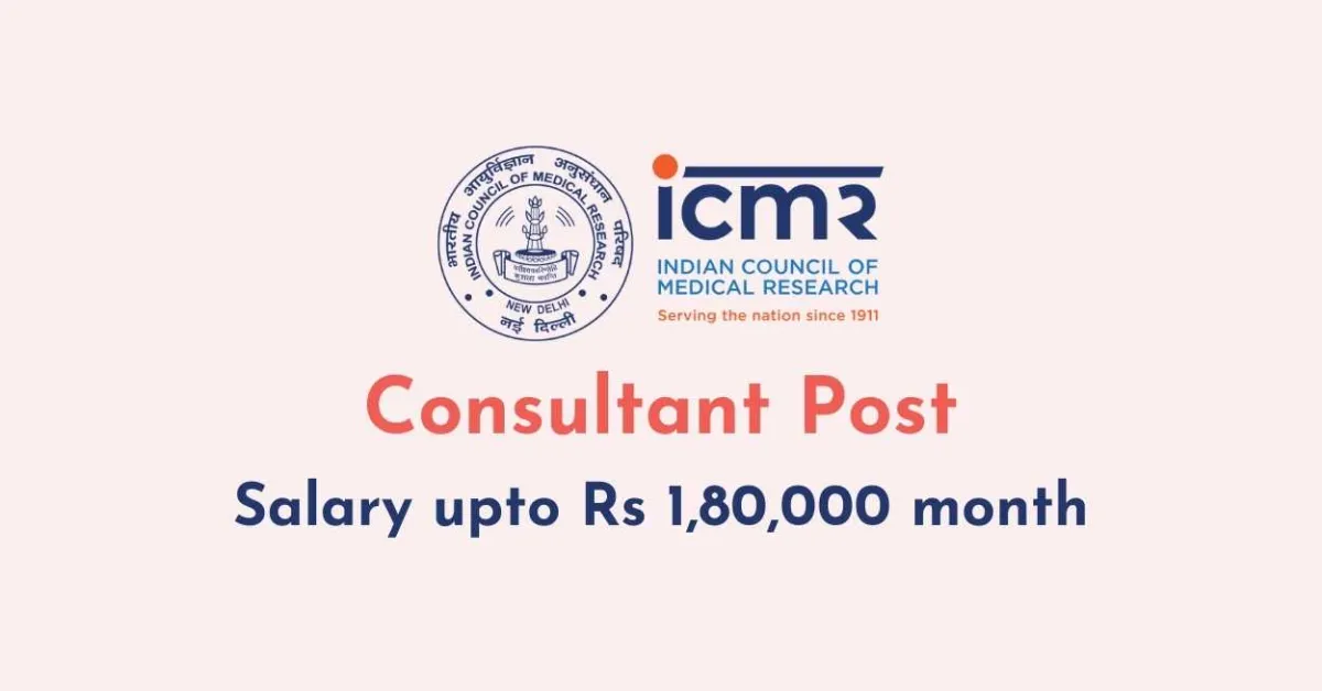 Applications are invited for post of Consultant at ICMR Bioethics Unit