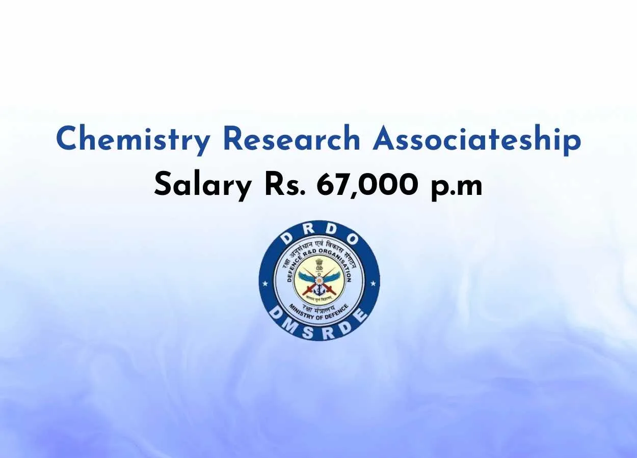 DMSRDE Chemistry Research Associateship