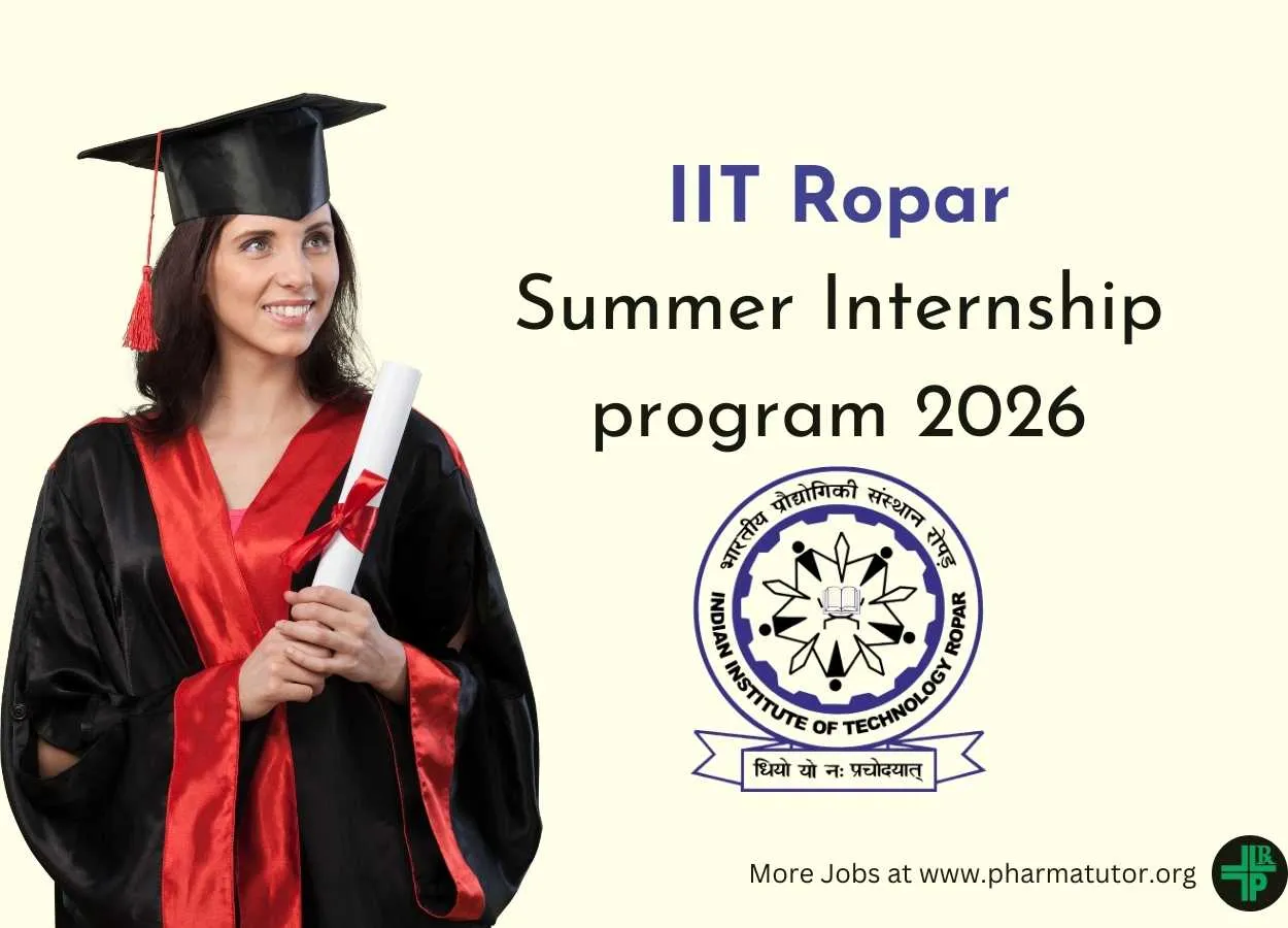 IIT Ropar Call of Applications for Summer Internship Programme 2026