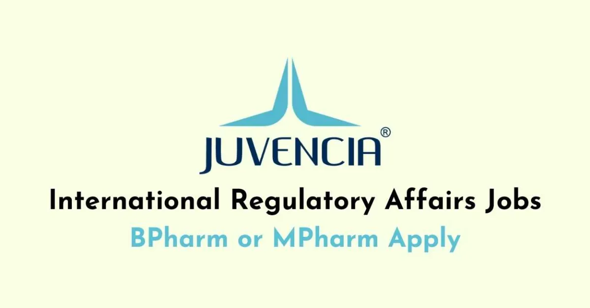 International Regulatory Affairs Jobs at Juvencia