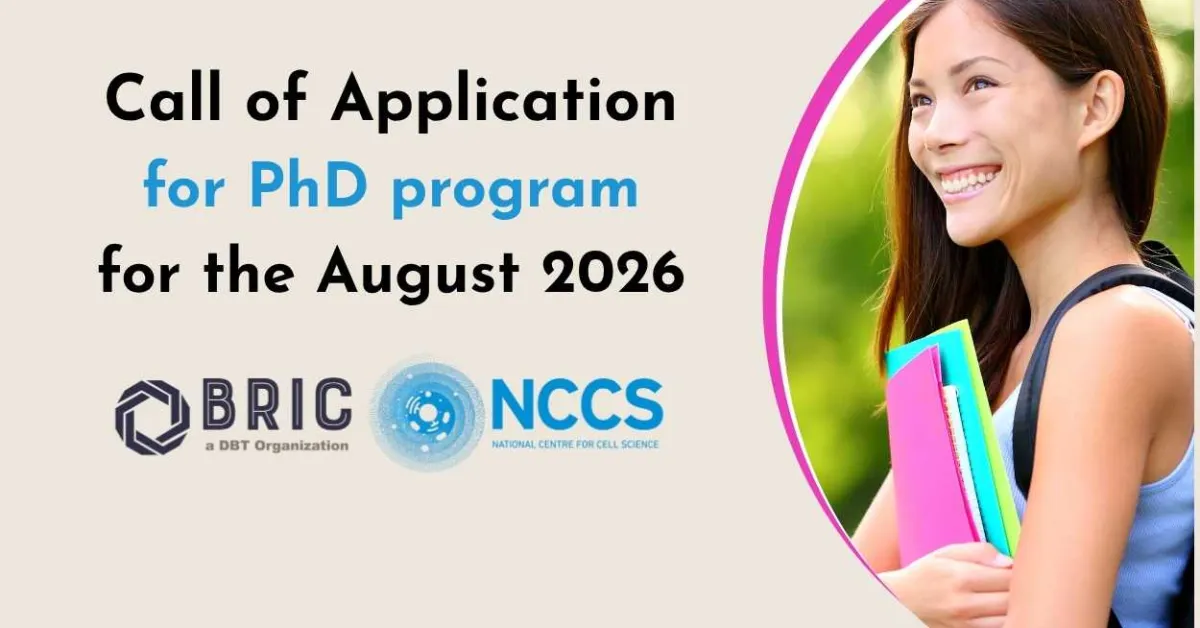 NCCS Call of Applications for PhD program for the August 2026