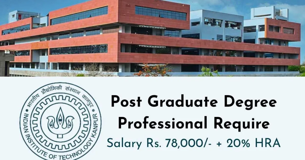 Post Graduate Degree Professional Require in Indian Institutes of Technology