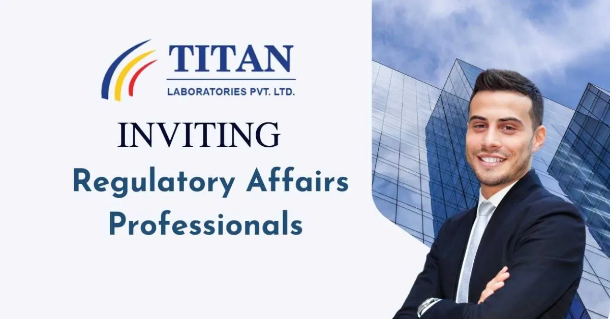 Titan Laboratories hiring for Regulatory Affairs