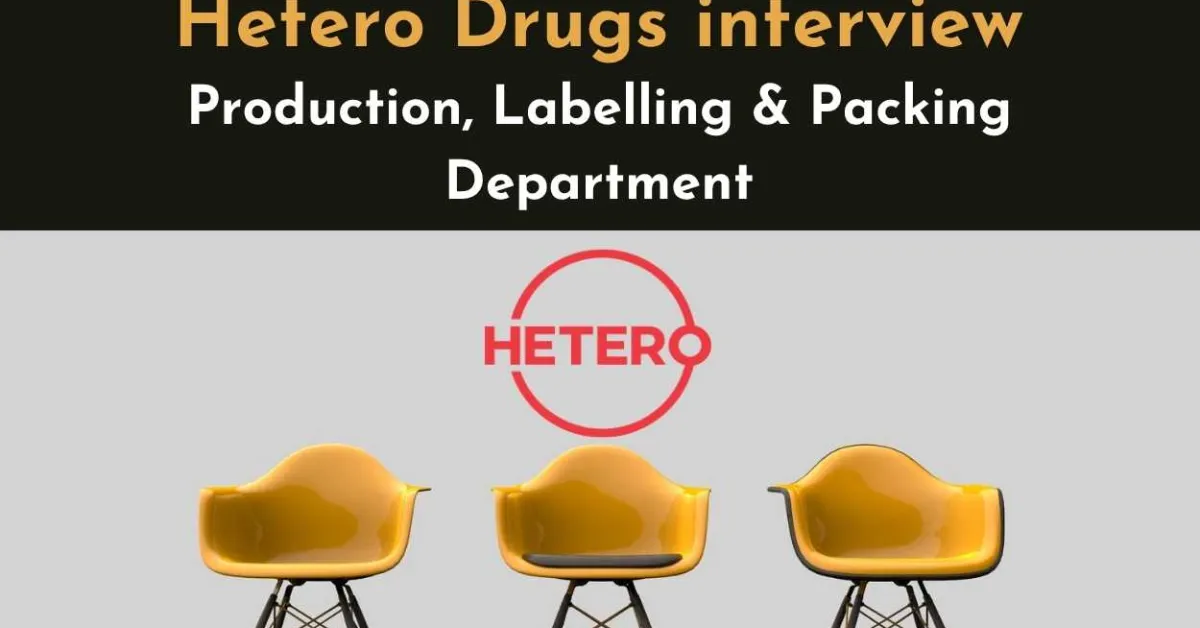 Walk In Drive for Production, Labelling & Packing Department at Hetero