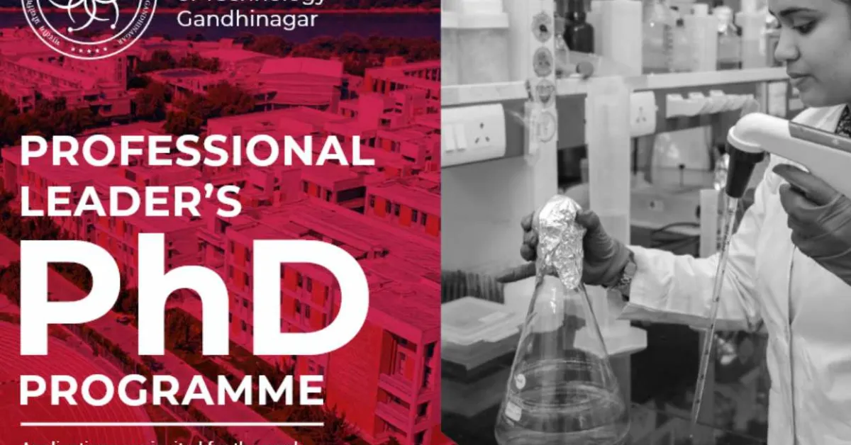 Applications are invited for PhD Programme of IIT Gandhinagar