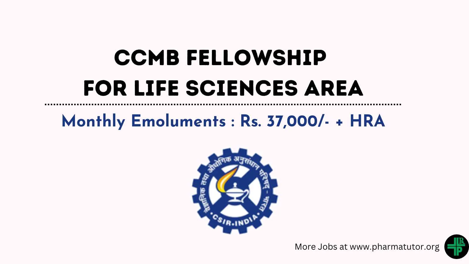 CCMB Fellowship for Life Sciences Area