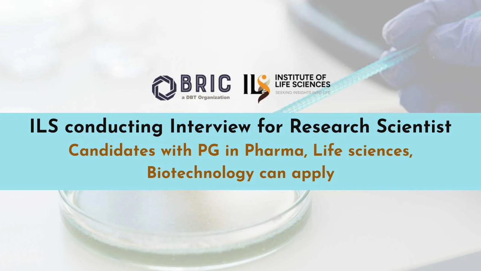 ILS conducting Interview for Research Scientist